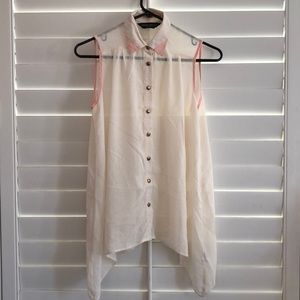 [5 for $25] Dorothy Perkins see through blouse